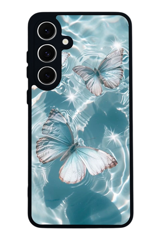Samsung Galaxy A16 Uyumlu Kelebek Tasarımlı Glossy Premium Kılıf