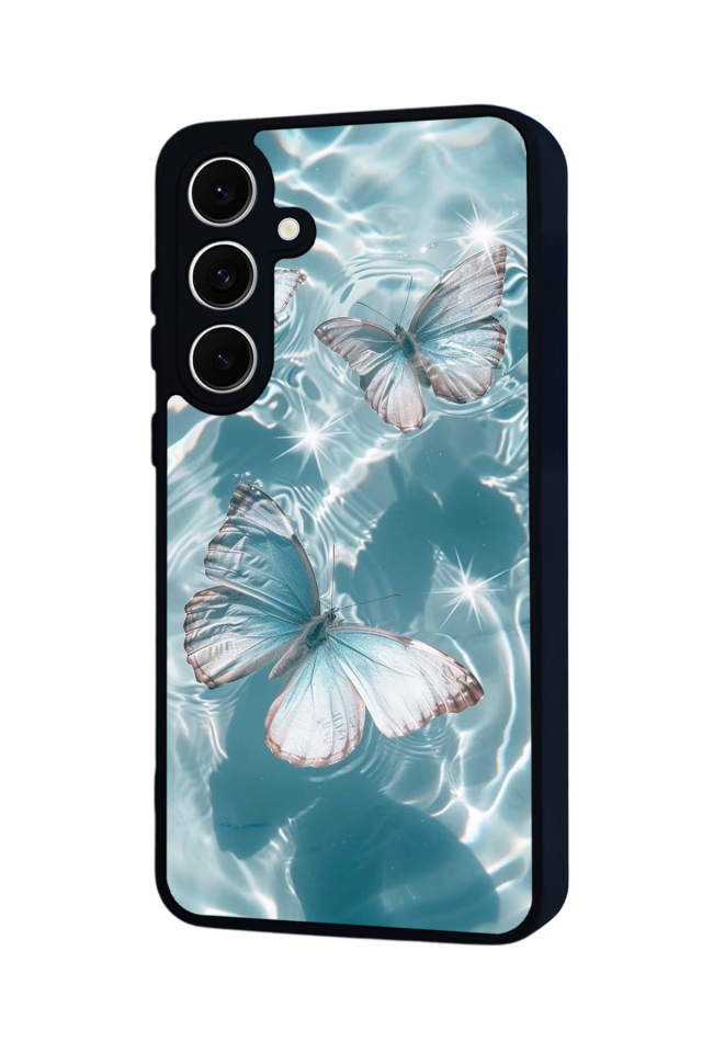 Samsung Galaxy A16 Uyumlu Kelebek Tasarımlı Glossy Premium Kılıf