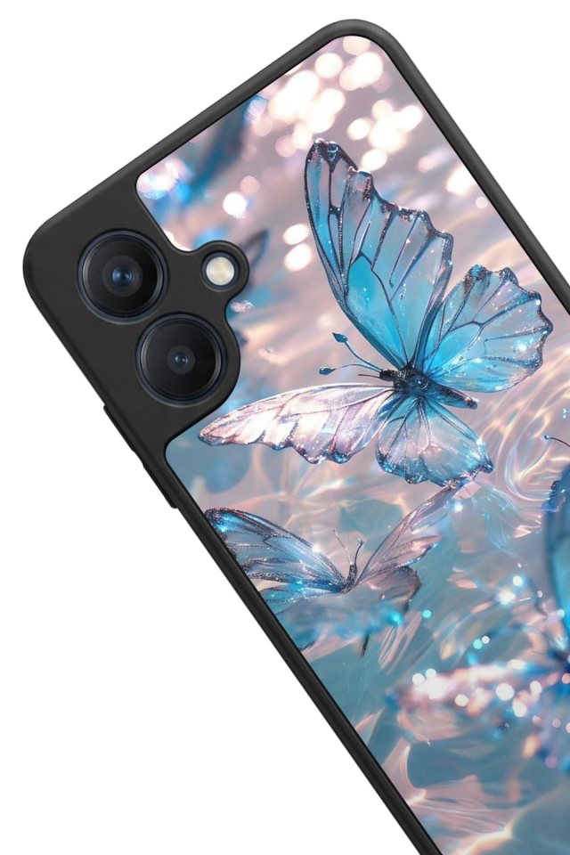 Samsung Galaxy A07 Uyumlu Kelebek Tasarımlı Glossy Premium Kılıf