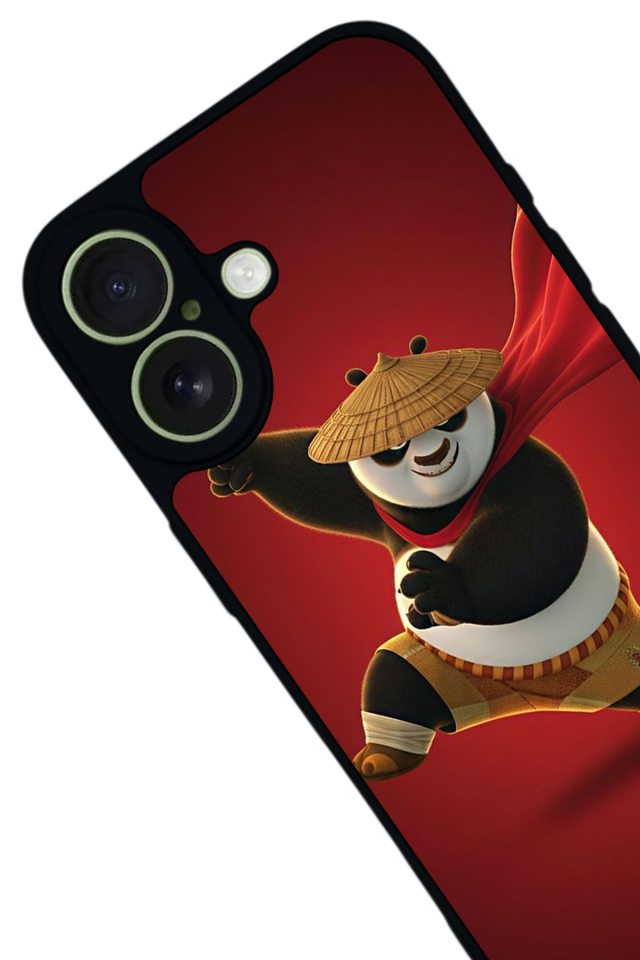 iPhone 17 Uyumlu Kung Fu Panda Tasarımlı Glossy Premium Kılıf