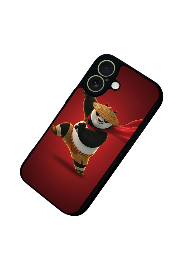iPhone 17 Uyumlu Kung Fu Panda Tasarımlı Glossy Premium Kılıf