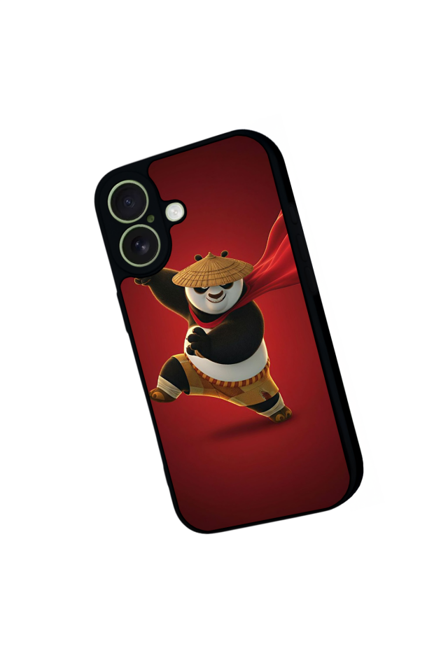 iPhone 17 Uyumlu Kung Fu Panda Tasarımlı Glossy Premium Kılıf
