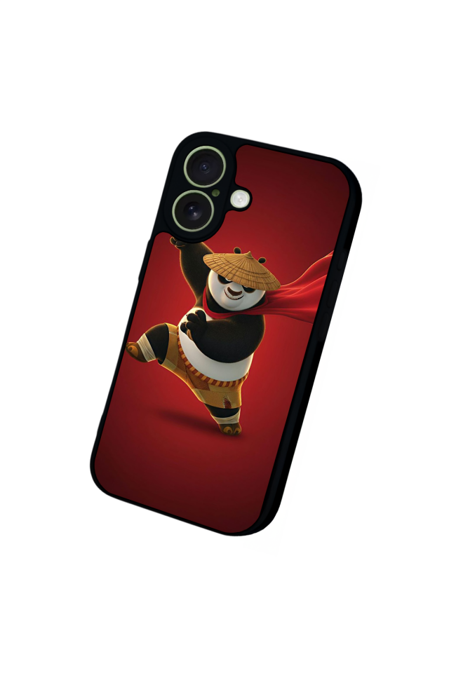 iPhone 17 Uyumlu Kung Fu Panda Tasarımlı Glossy Premium Kılıf