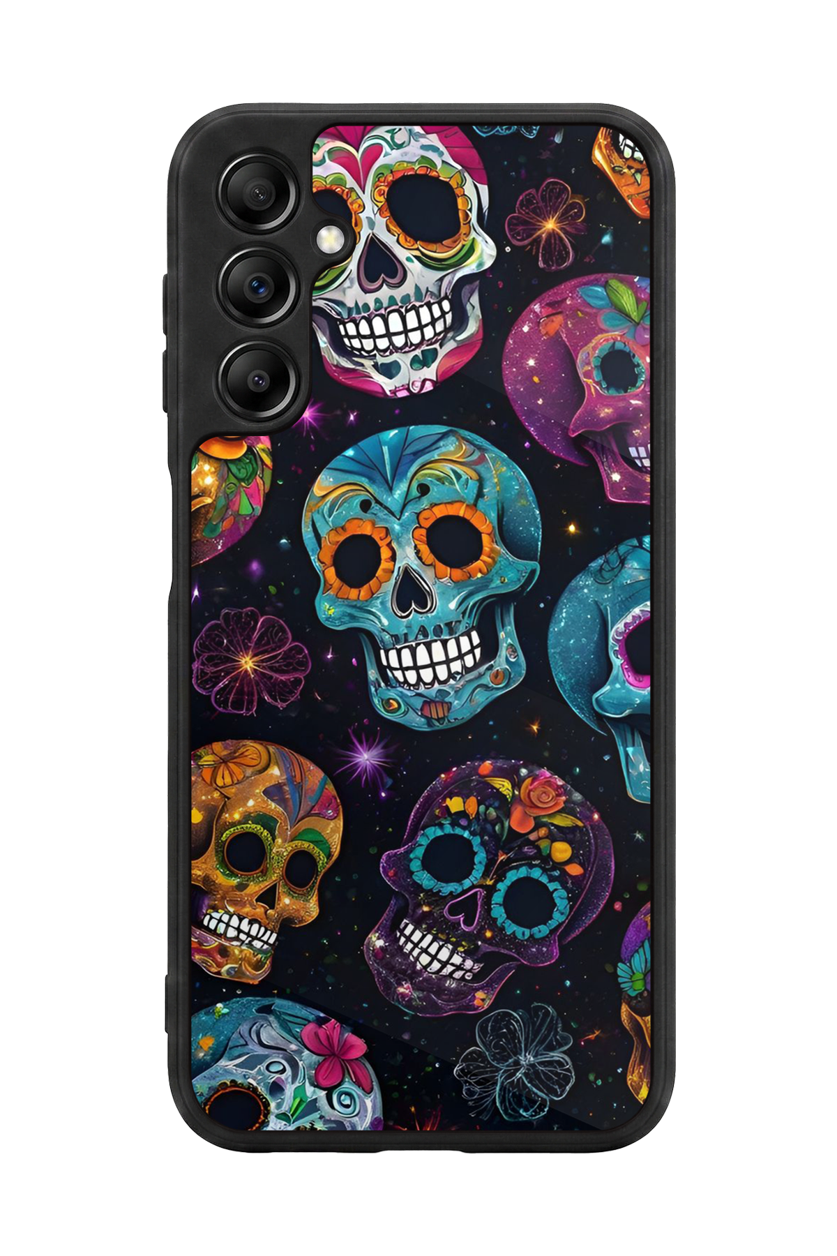 Samsung Galaxy A14 Uyumlu KuruKafa Tasarımlı Glossy Premium Kılıf