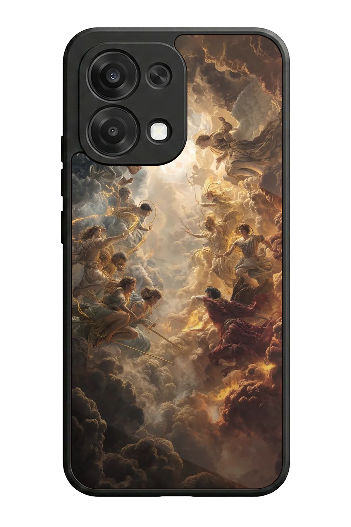 Oppo A6 Pro Uyumlu Melek Tasarımlı Glossy Premium Kılıf