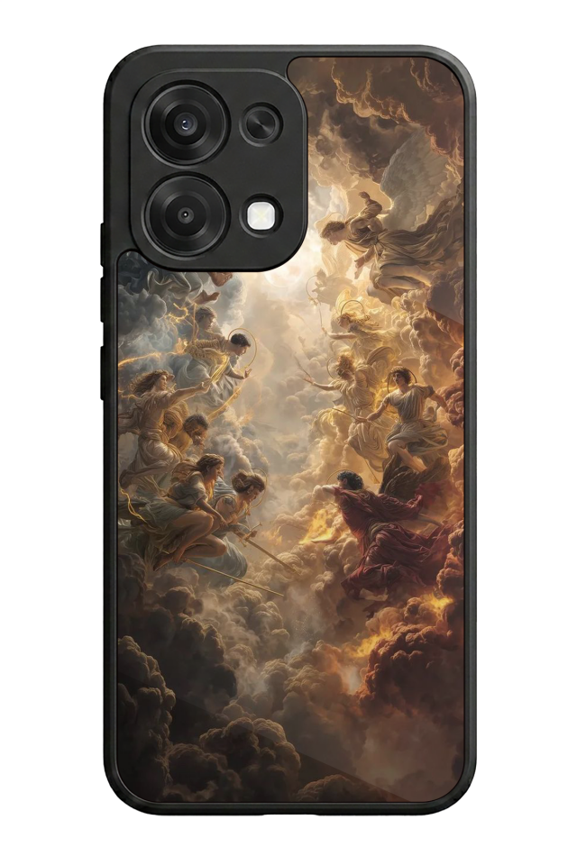 Oppo A6 Pro Uyumlu Melek Tasarımlı Glossy Premium Kılıf