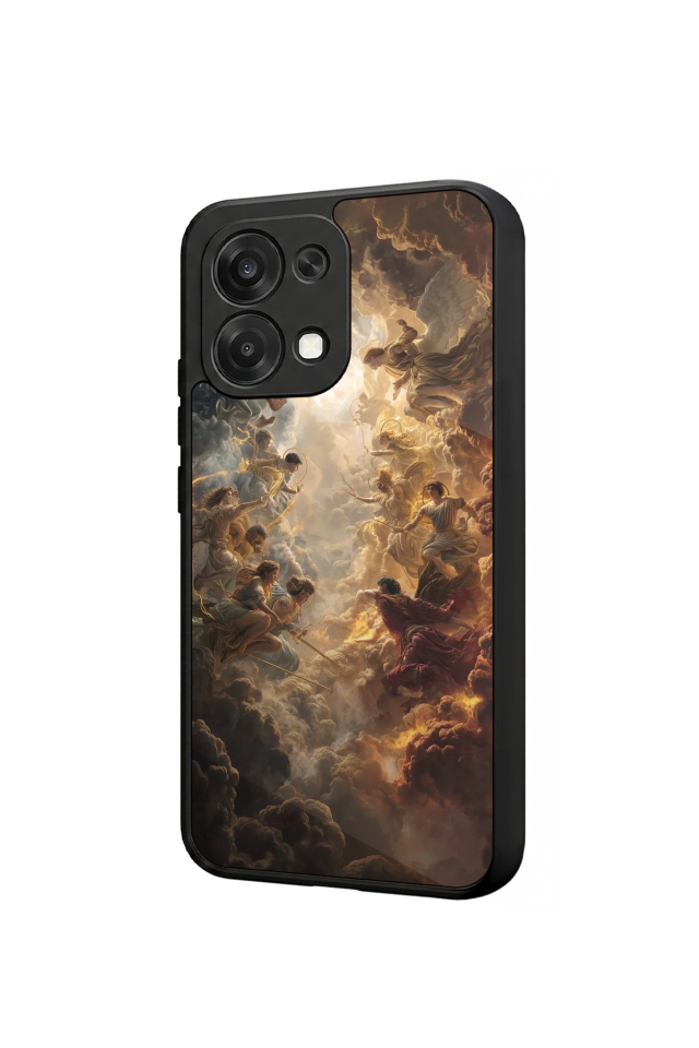 Oppo A6 Pro Uyumlu Melek Tasarımlı Glossy Premium Kılıf