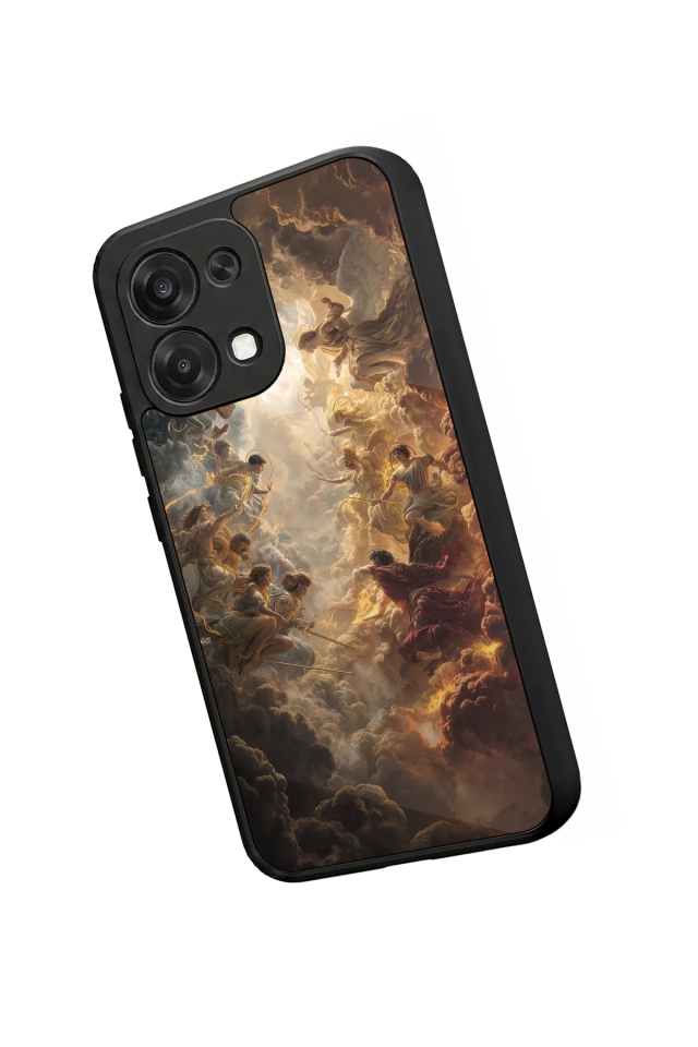 Oppo A6 Pro Uyumlu Melek Tasarımlı Glossy Premium Kılıf