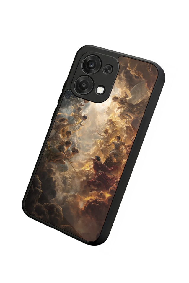 Oppo A6 Pro Uyumlu Melek Tasarımlı Glossy Premium Kılıf