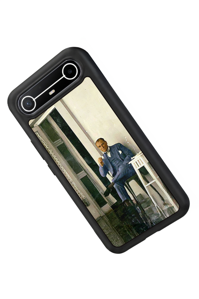 Tecno Spark Slim 5G Uyumlu Mustafa Kemal Ataturk Tasarımlı Glossy Premium Kılıf