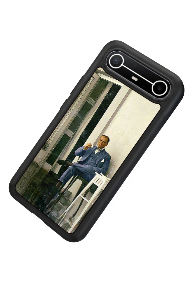 Tecno Spark Slim 5G Uyumlu Mustafa Kemal Ataturk Tasarımlı Glossy Premium Kılıf
