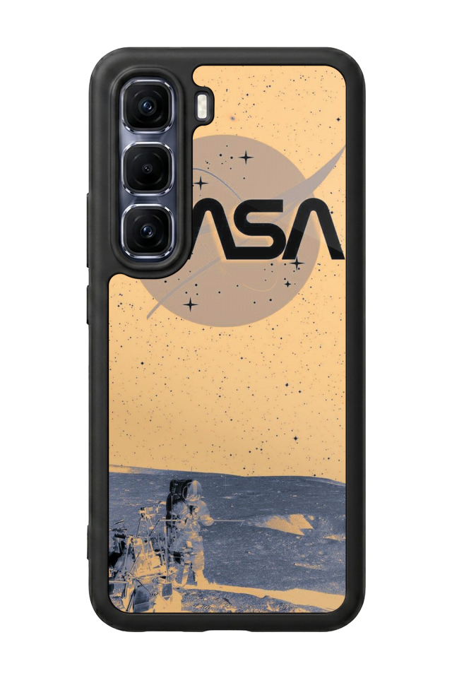 Infinix Hot 60 Pro Plus Uyumlu Nasa Tasarımlı Glossy Premium Kılıf