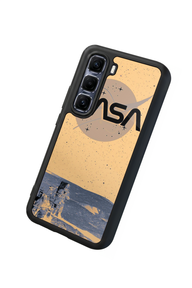 Infinix Hot 60 Pro Plus Uyumlu Nasa Tasarımlı Glossy Premium Kılıf