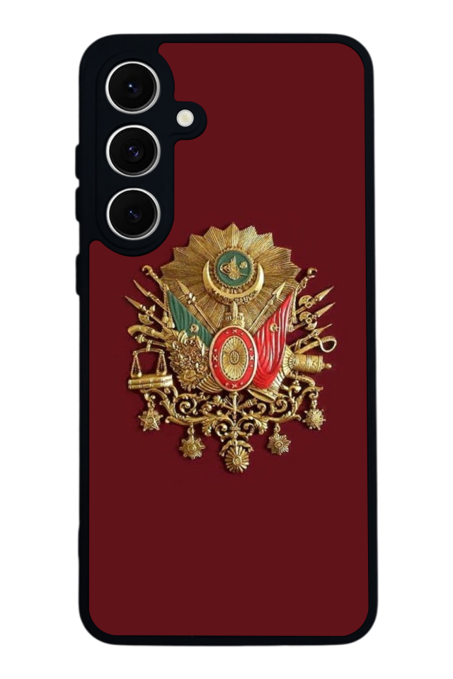 Samsung Galaxy S24 FE Uyumlu Osmanli Tugrasi Tasarımlı Glossy Premium Kılıf