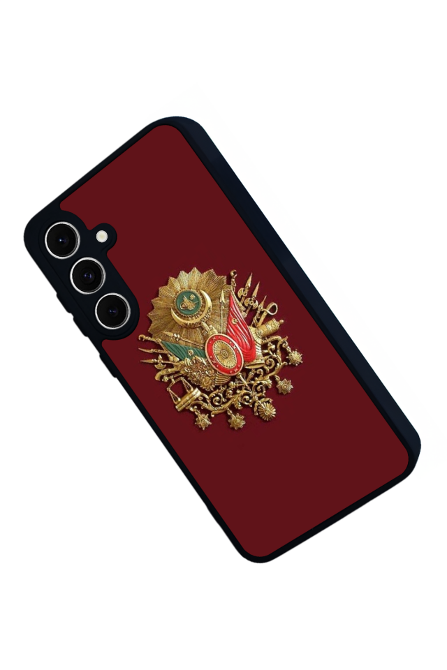 Samsung Galaxy S24 FE Uyumlu Osmanli Tugrasi Tasarımlı Glossy Premium Kılıf