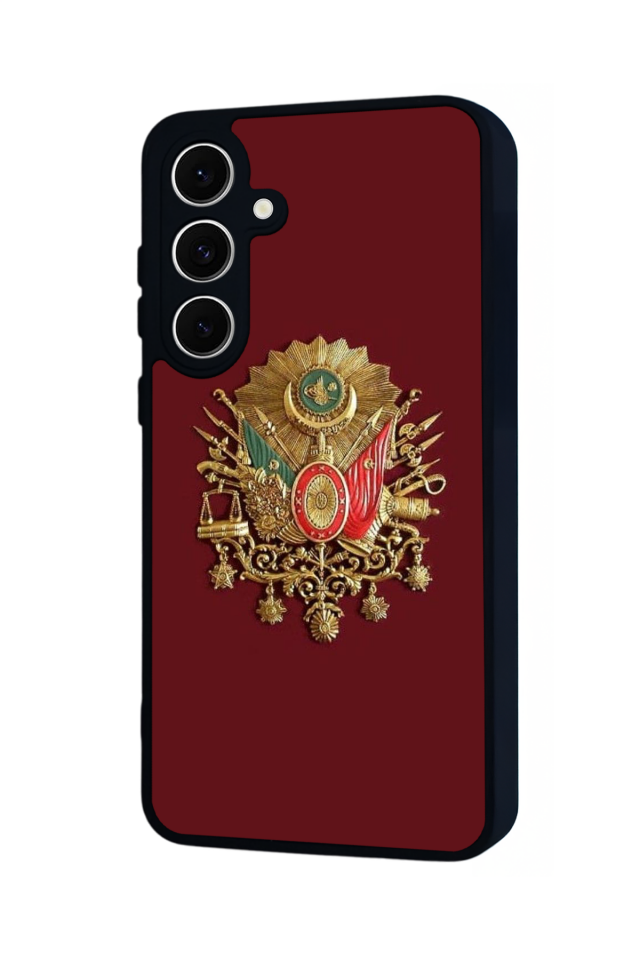 Samsung Galaxy S24 FE Uyumlu Osmanli Tugrasi Tasarımlı Glossy Premium Kılıf