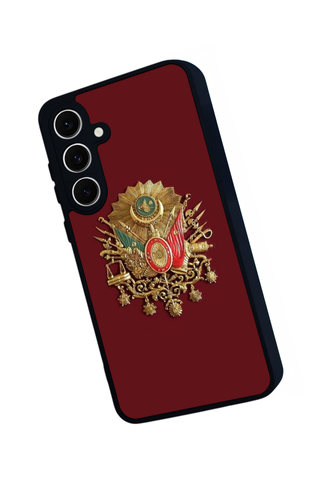 Samsung Galaxy S24 FE Uyumlu Osmanli Tugrasi Tasarımlı Glossy Premium Kılıf