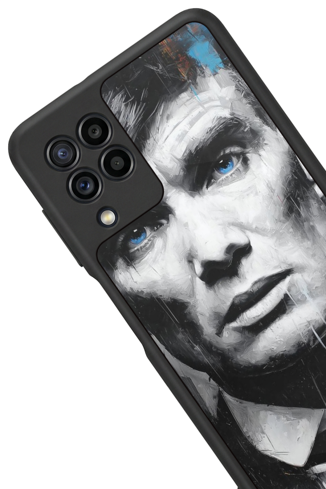 Samsung Galaxy M32 Uyumlu Peaky Blinders Tasarımlı Glossy Premium Kılıf