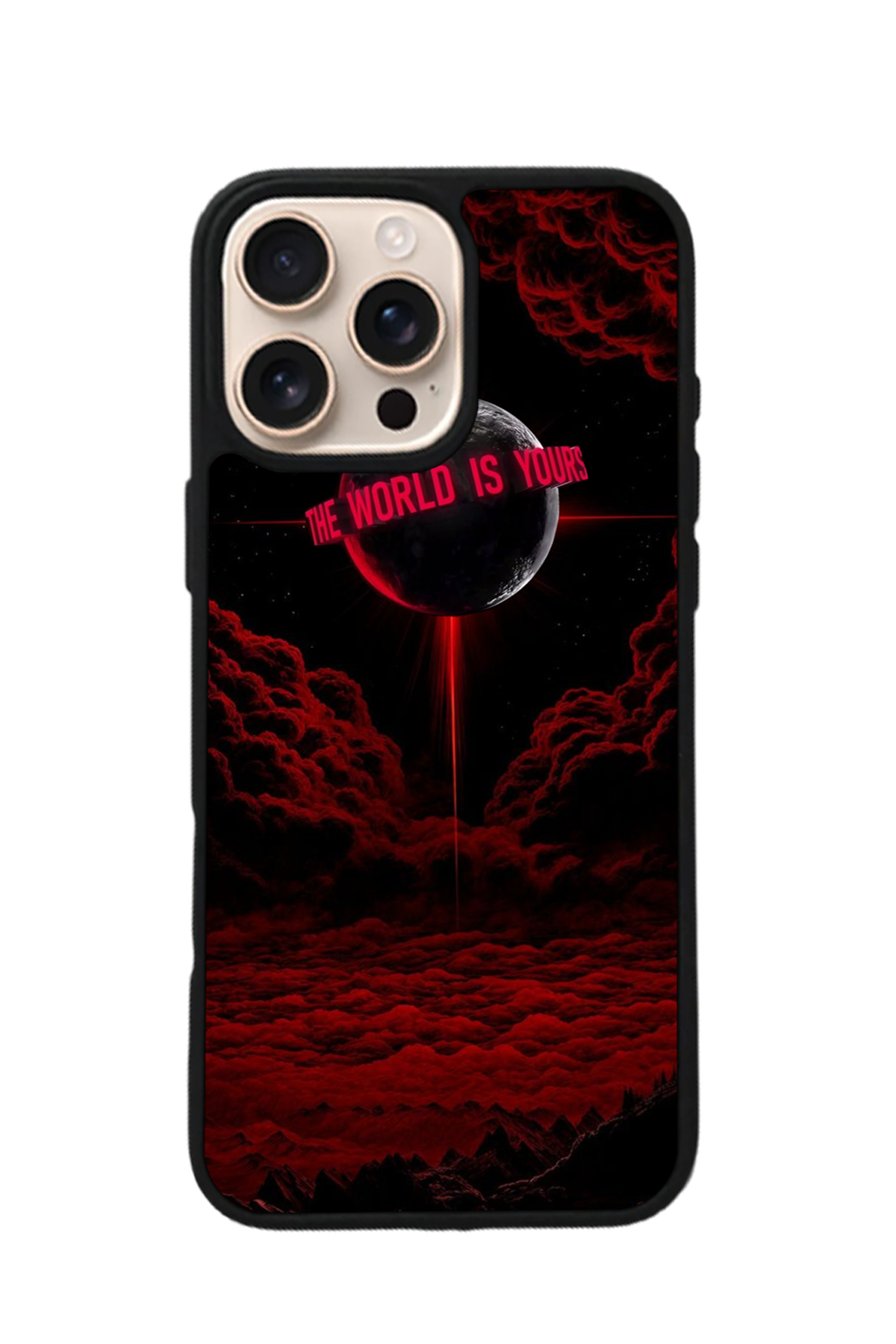 iPhone 15 Pro Max Uyumlu Scarface Tasarımlı Glossy Premium Kılıf