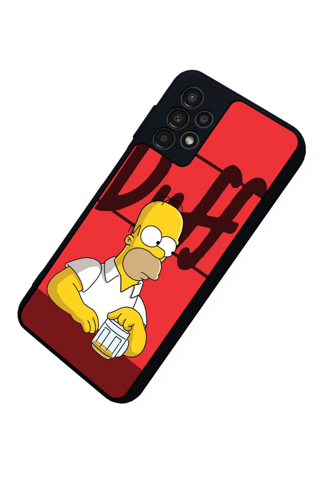 Samsung Galaxy A23 Uyumlu The Simpsons Tasarımlı Glossy Premium Kılıf
