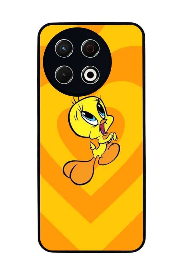 Tecno Spark 30 Pro Uyumlu Tweety Tasarımlı Glossy Premium Kılıf