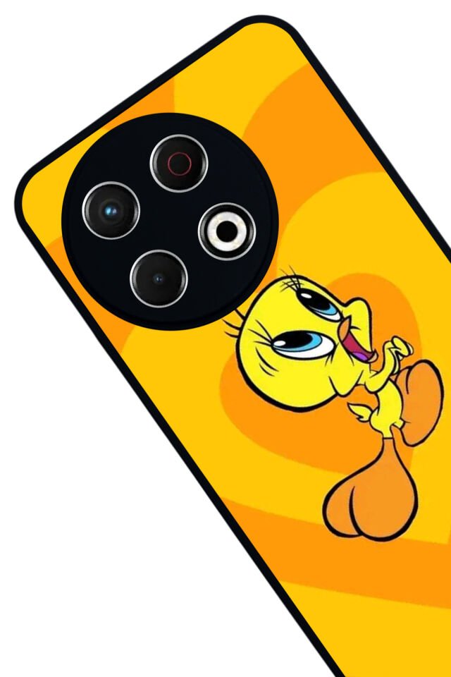 Tecno Spark 30 Pro Uyumlu Tweety Tasarımlı Glossy Premium Kılıf