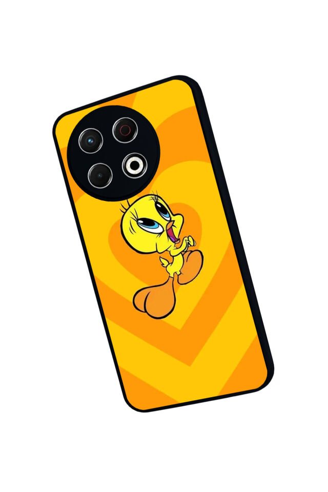 Tecno Spark 30 Pro Uyumlu Tweety Tasarımlı Glossy Premium Kılıf