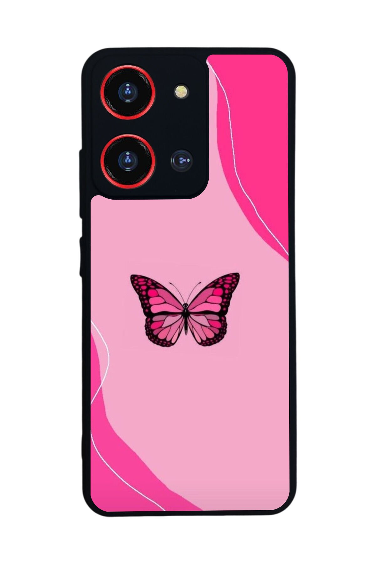 Reeder S19 Max Pro S ZOOM Uyumlu Kelebek Tasarımlı Glossy Premium Kılıf