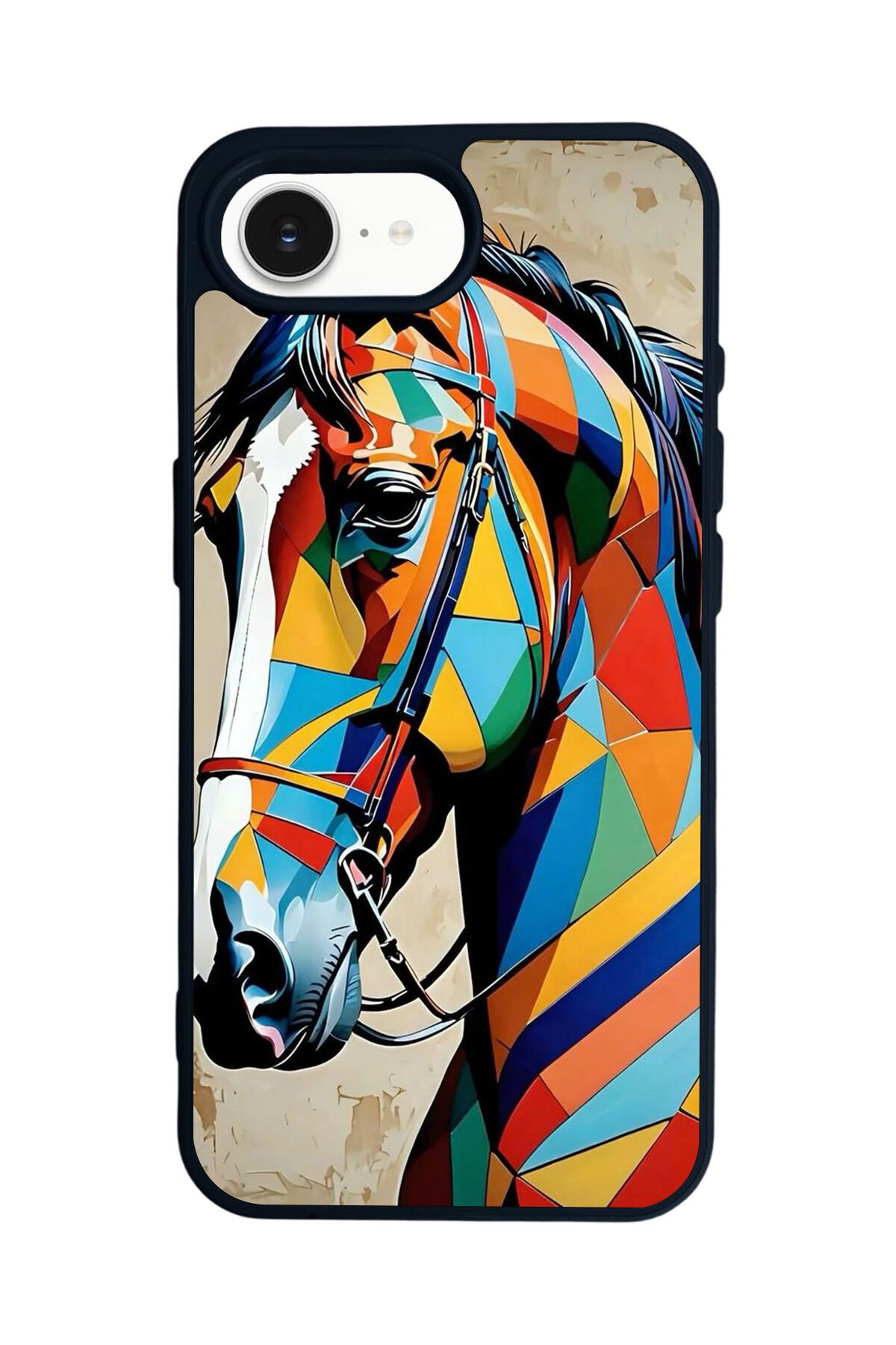 iPhone 16E Uyumlu At Horse Tasarımlı Glossy Premium Kılıf