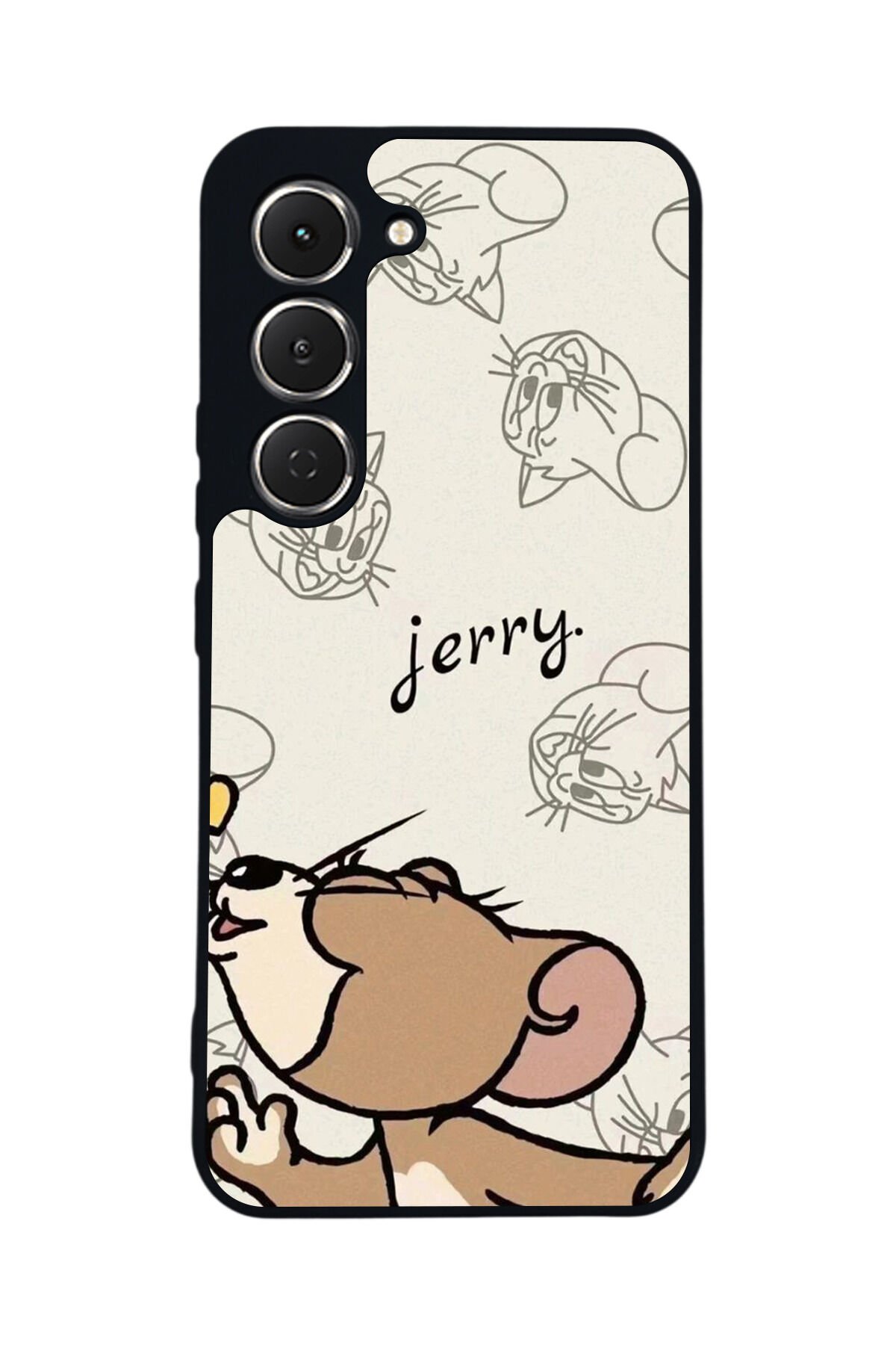 Tecno Spark 40 Pro Uyumlu Tom And Jerry Tasarımlı Glossy Premium Kılıf