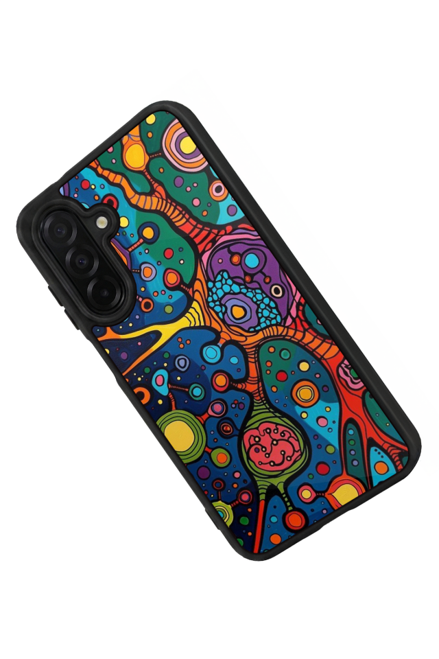 Samsung Galaxy A56 Uyumlu Abstract Tasarımlı Glossy Premium Kılıf