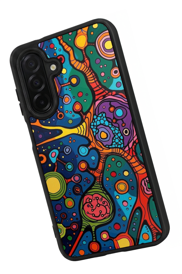 Samsung Galaxy A56 Uyumlu Abstract Tasarımlı Glossy Premium Kılıf