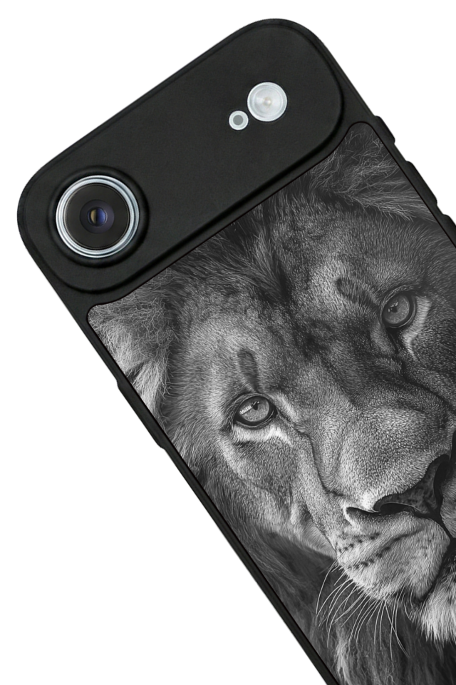 iPhone 17 Air Uyumlu Aslan Tasarımlı Glossy Premium Kılıf