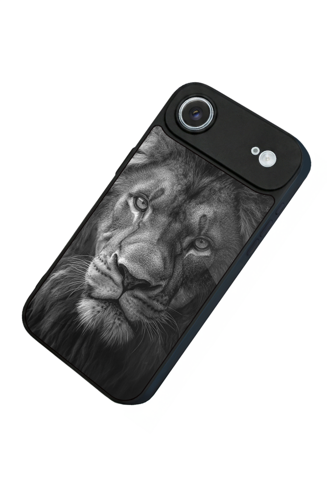 iPhone 17 Air Uyumlu Aslan Tasarımlı Glossy Premium Kılıf
