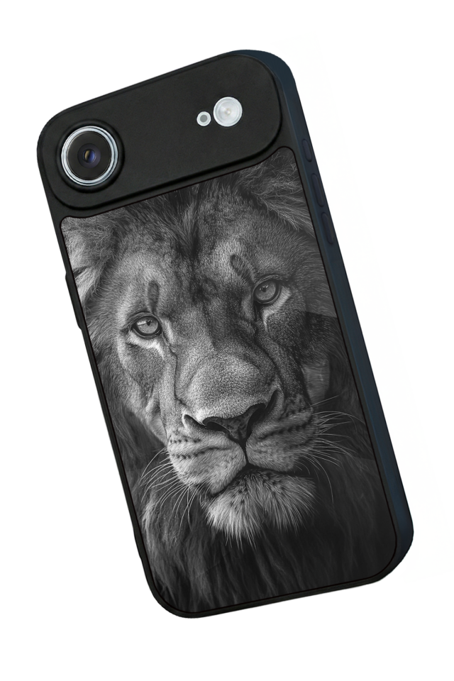 iPhone 17 Air Uyumlu Aslan Tasarımlı Glossy Premium Kılıf