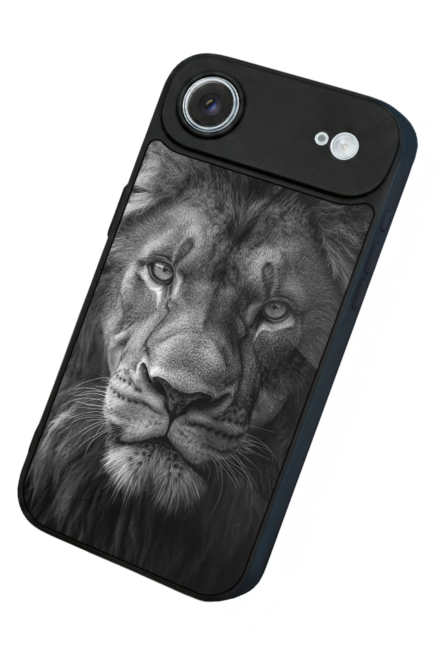 iPhone 17 Air Uyumlu Aslan Tasarımlı Glossy Premium Kılıf