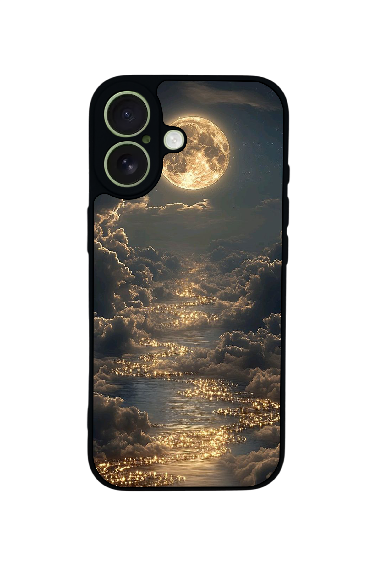 iPhone 17 Uyumlu Ay Tasarımlı Glossy Premium Kılıf