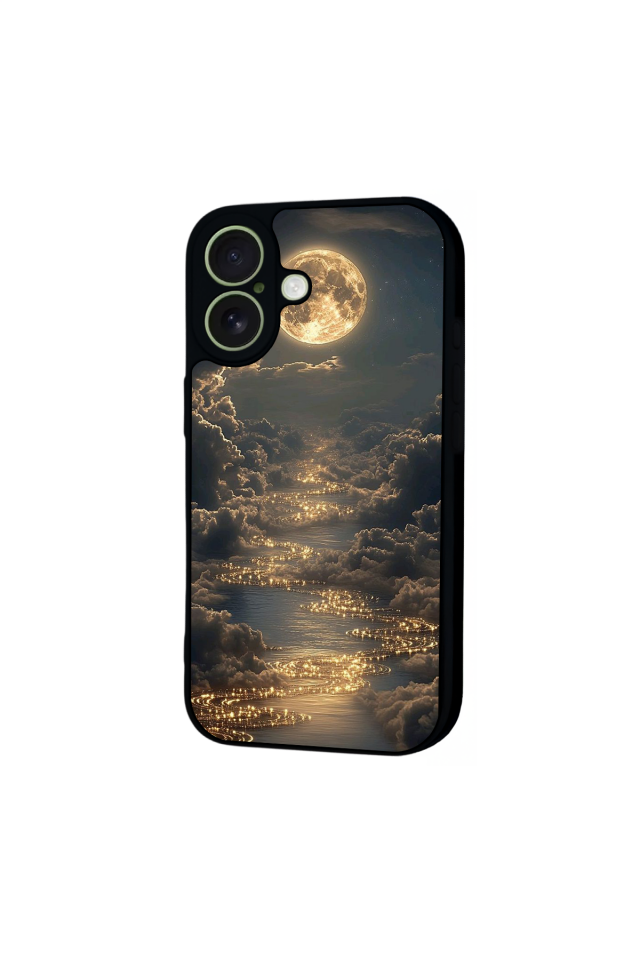 iPhone 17 Uyumlu Ay Tasarımlı Glossy Premium Kılıf