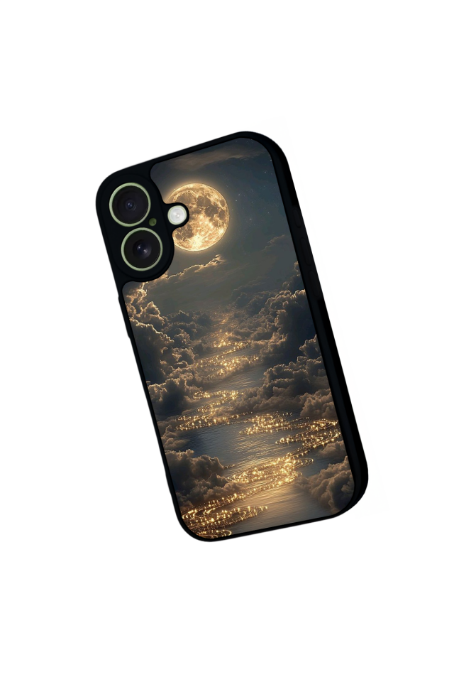 iPhone 17 Uyumlu Ay Tasarımlı Glossy Premium Kılıf