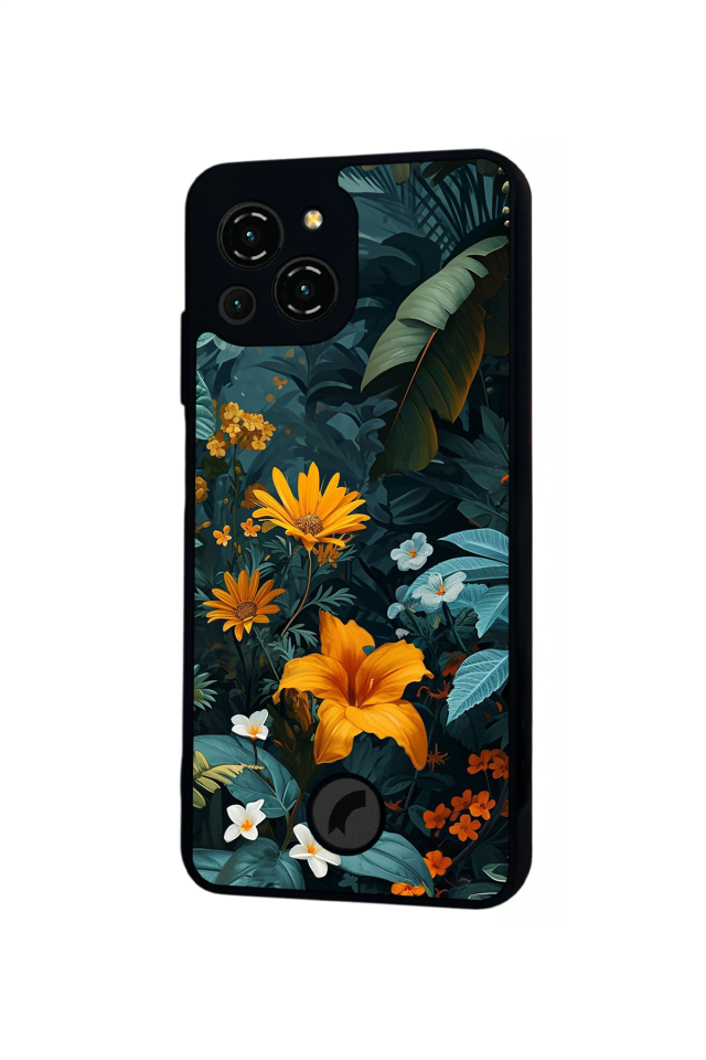 Reeder S23 Pro Max Uyumlu Botanik Tasarımlı Glossy Premium Kılıf