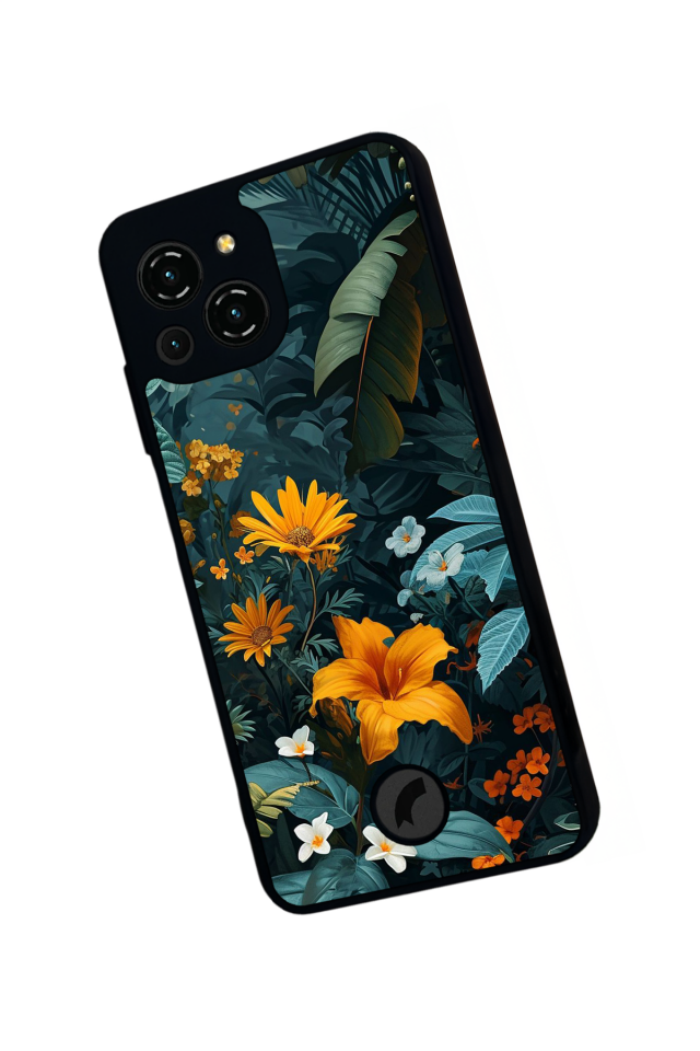 Reeder S23 Pro Max Uyumlu Botanik Tasarımlı Glossy Premium Kılıf