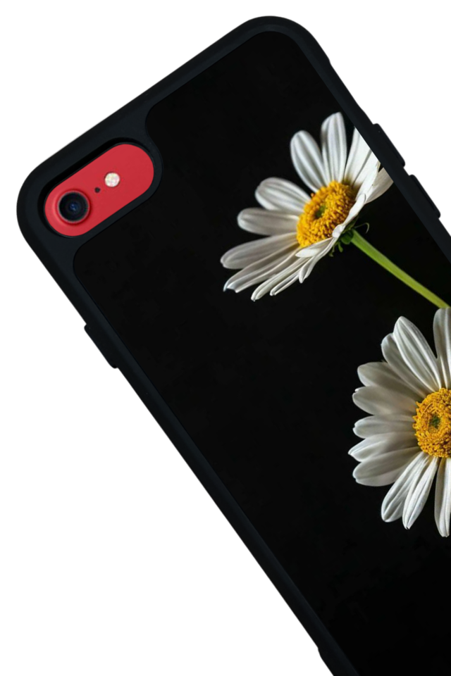 iPhone SE Uyumlu Cicek Tasarımlı Glossy Premium Kılıf