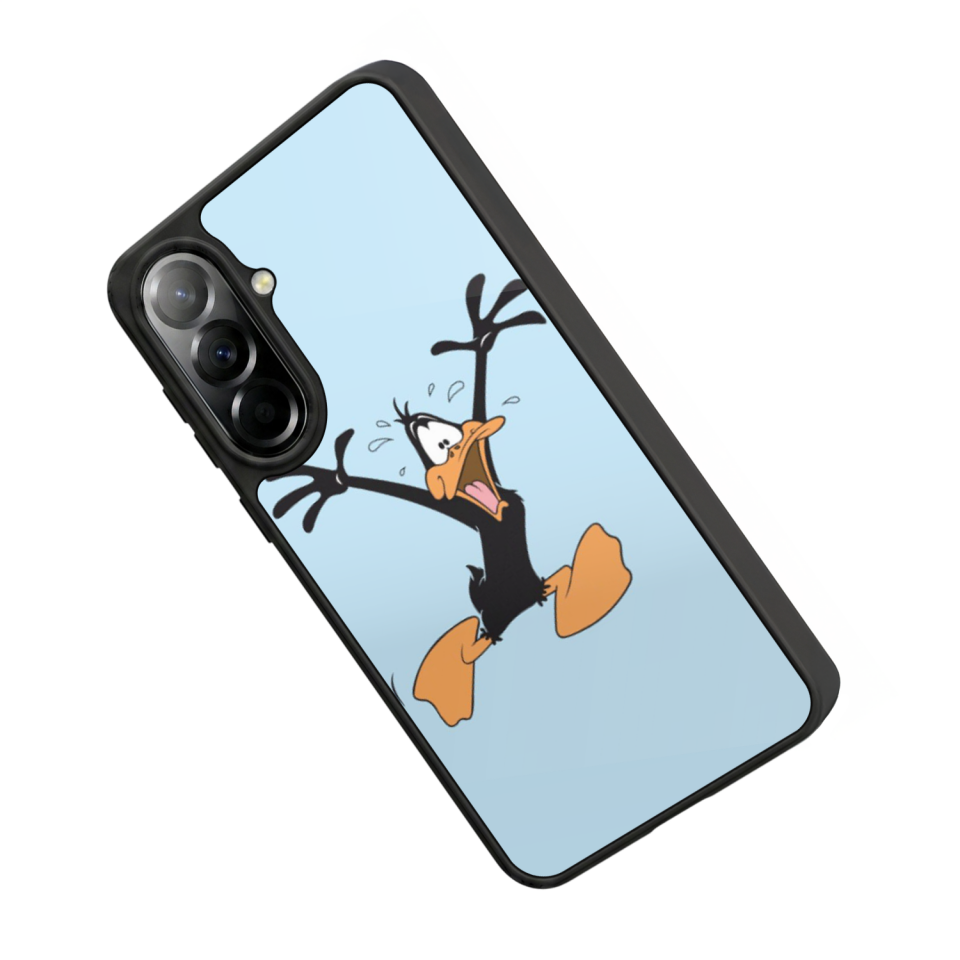Samsung Galaxy A37 Uyumlu Daffy duck Tasarımlı Glossy Premium Kılıf