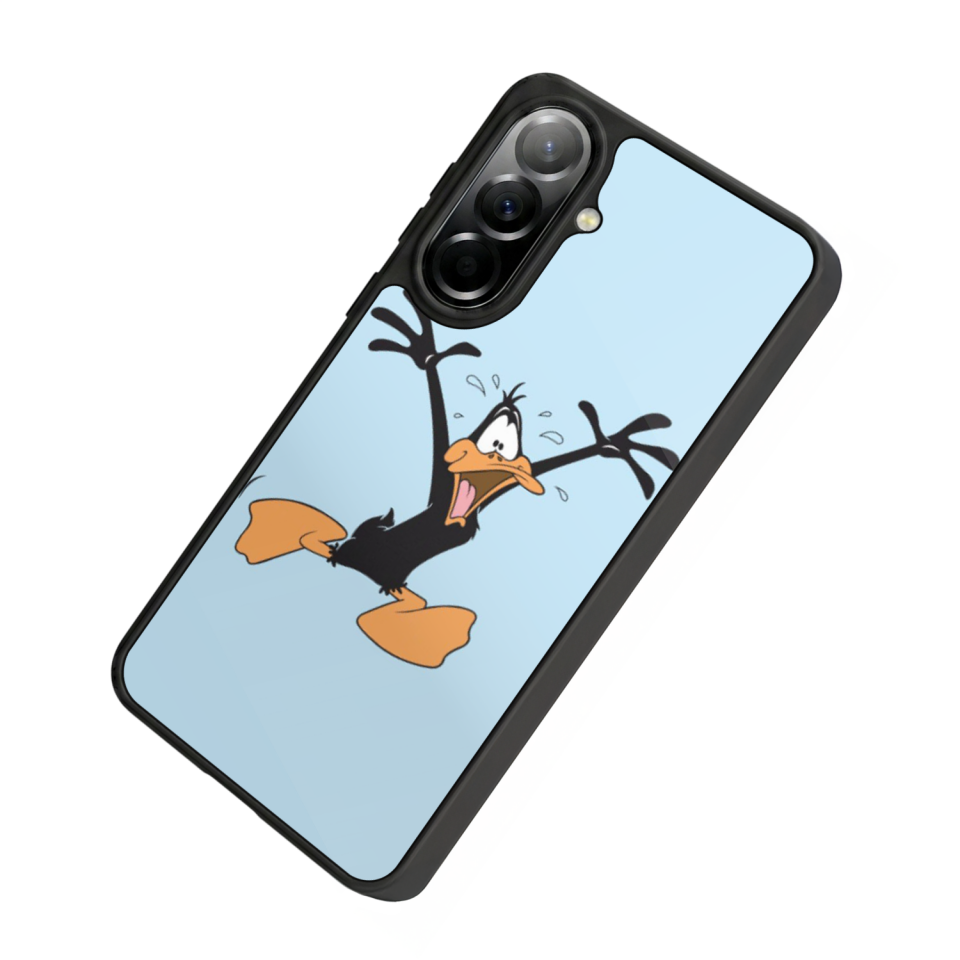 Samsung Galaxy A37 Uyumlu Daffy duck Tasarımlı Glossy Premium Kılıf