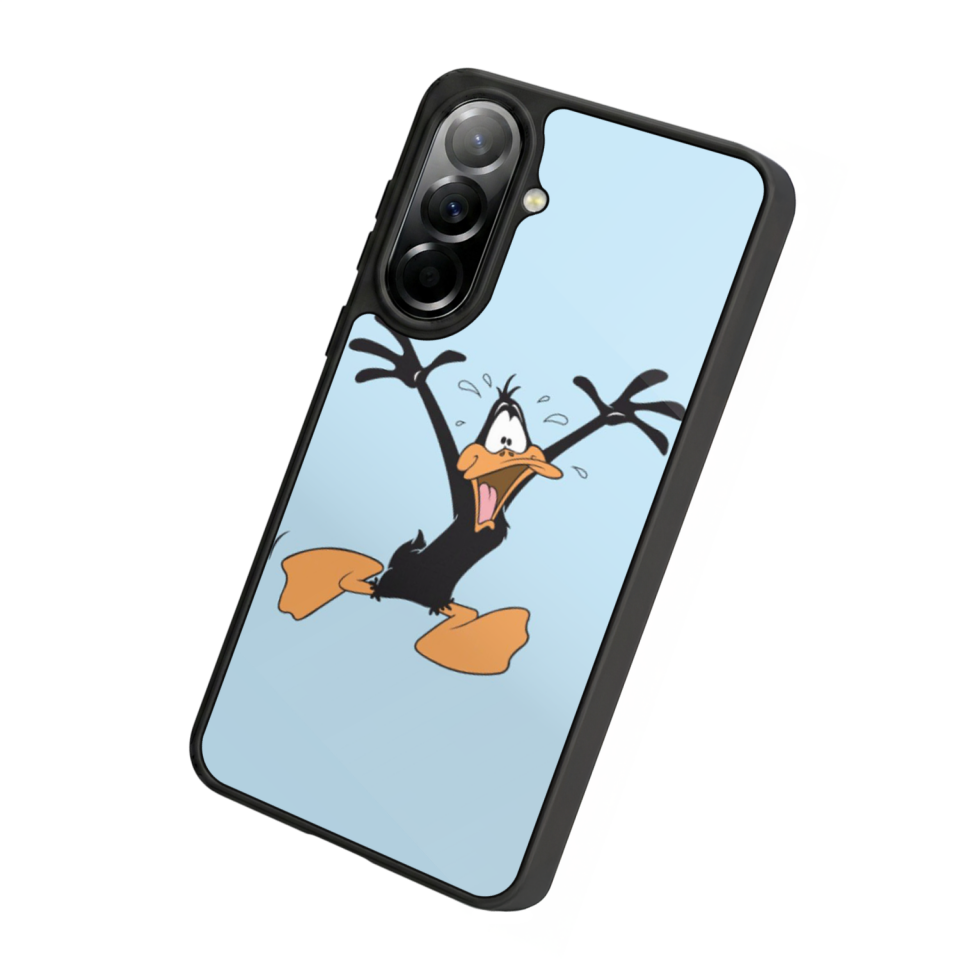 Samsung Galaxy A37 Uyumlu Daffy duck Tasarımlı Glossy Premium Kılıf
