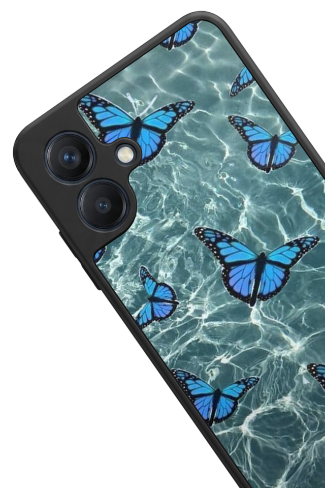 Samsung Galaxy A07 Uyumlu Kelebek Tasarımlı Glossy Premium Kılıf