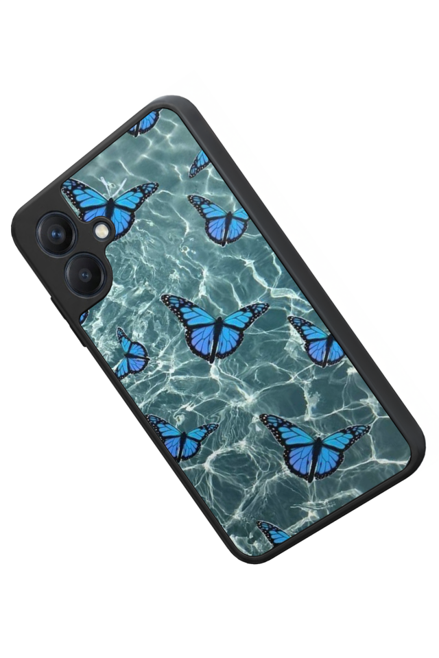 Samsung Galaxy A07 Uyumlu Kelebek Tasarımlı Glossy Premium Kılıf