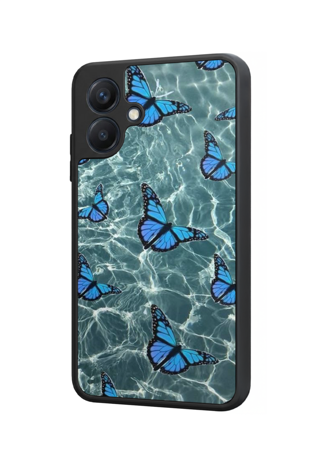 Samsung Galaxy A07 Uyumlu Kelebek Tasarımlı Glossy Premium Kılıf