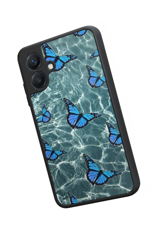 Samsung Galaxy A07 Uyumlu Kelebek Tasarımlı Glossy Premium Kılıf