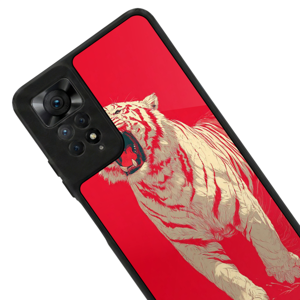 Xiaomi Redmi Note 12 Pro Uyumlu Yaldizli Cicek Tasarımlı Glossy Premium Kılıf